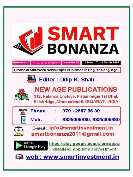 Title details for Smart Bonanza Financial Weekly English by New Age Publications Pvt. Limited - Available